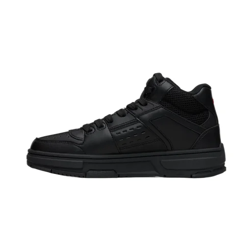 Lace-Up Panelled Sneakers