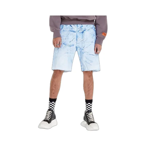 Logo Denim Shorts