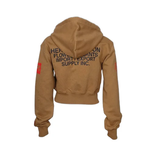 Logo Patch Drawstring Hoodie