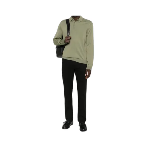 Long-Sleeve Polo Shirt