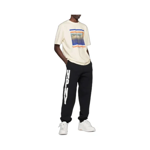 Logo-Printed Elasticated Waistband Pants