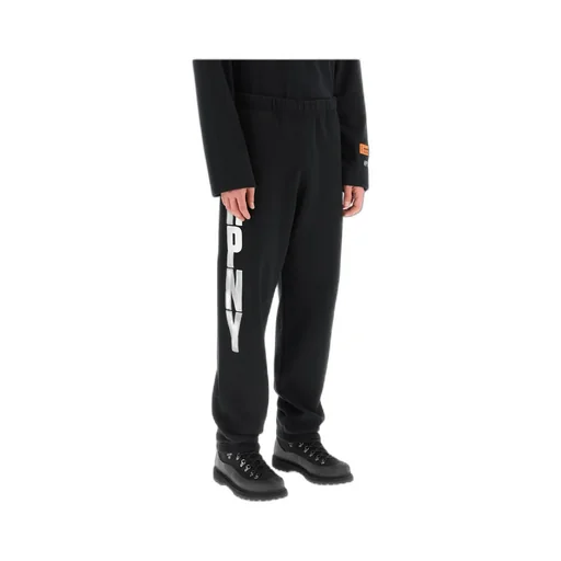 Logo-Printed Elasticated Waistband Pants