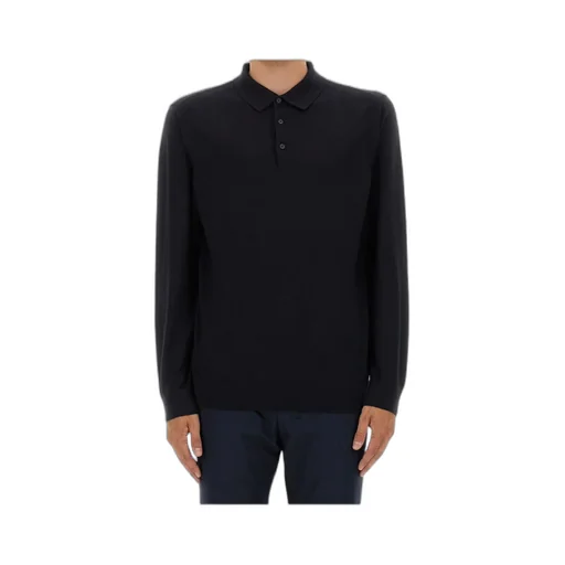 Long-Sleeved Polo Shirt