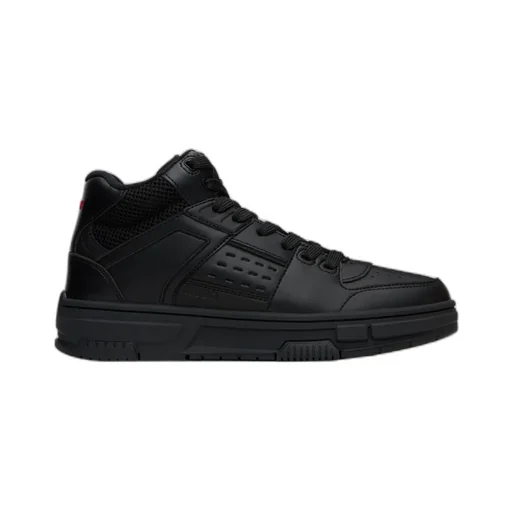 Lace-Up Panelled Sneakers