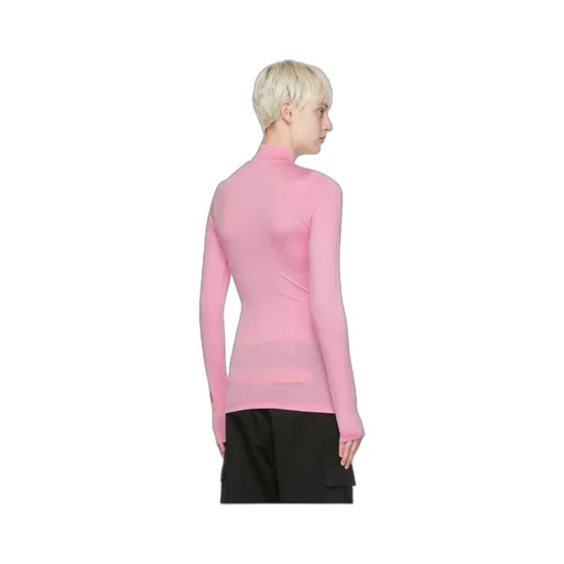 High-Necked Long-Sleeved T-Shirt