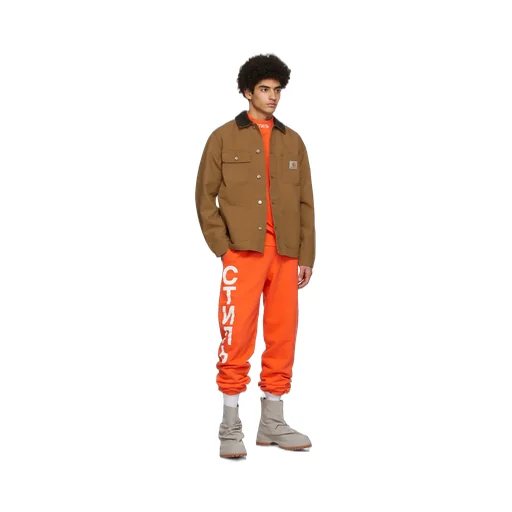Logo Print Elasticated-Waist Track Pants