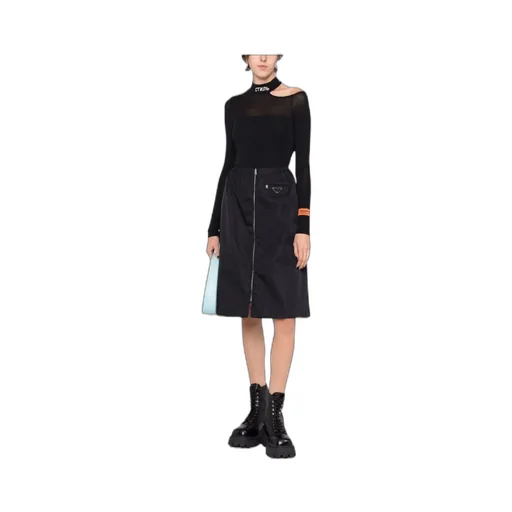 Cut-Out Shoulder Long-Sleeve T-Shirt