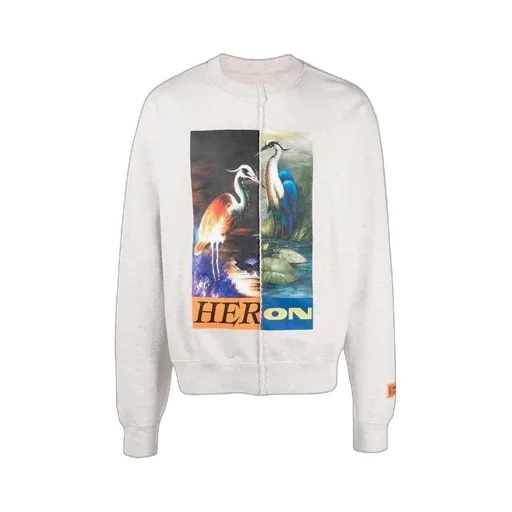 Split Heron Crewneck Sweatshirt