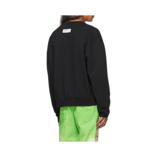Graphic-Print Patchwork Sweatshirt