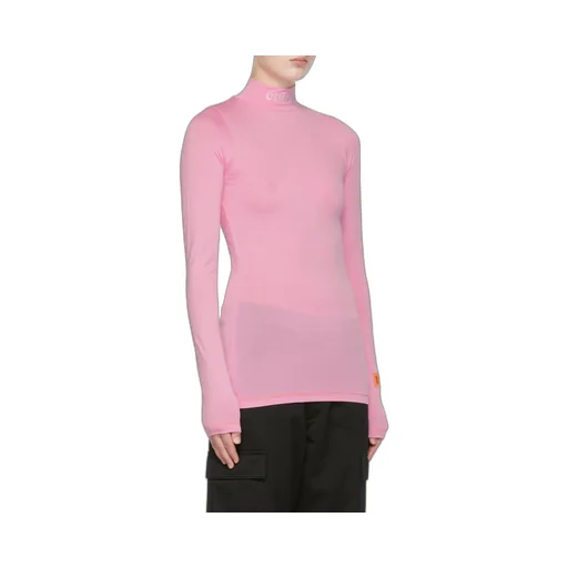 High-Necked Long-Sleeved T-Shirt