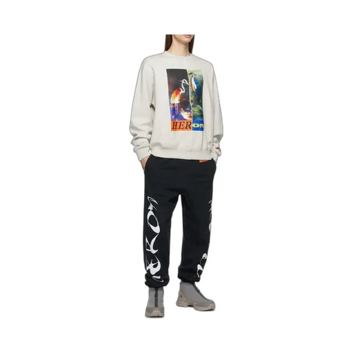 Split Heron Crewneck Sweatshirt