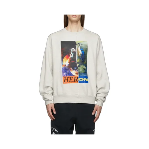 Split Heron Crewneck Sweatshirt