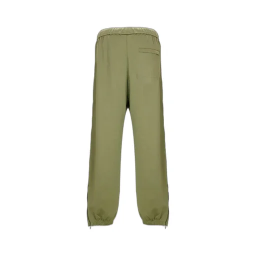 Elasticated-Waist Track Pants