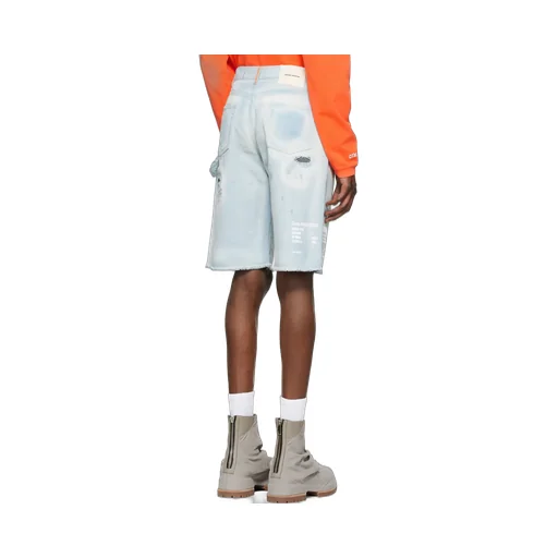 Distressed Denim Shorts