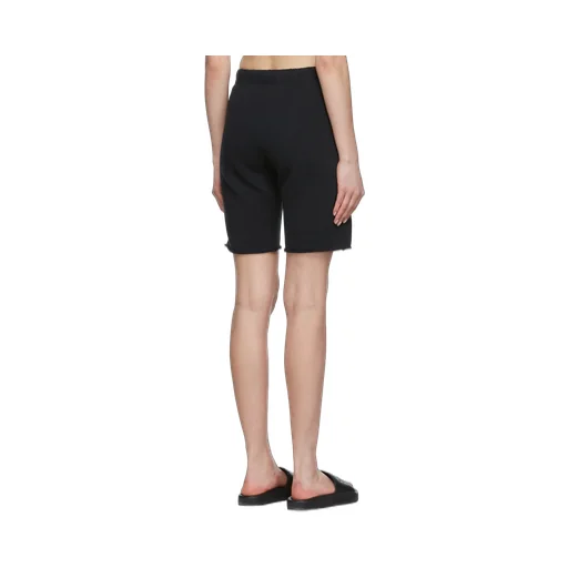 Logo Patch Organic Cotton Knee-Length Shorts