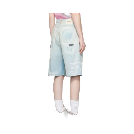 Distressed Denim Shorts