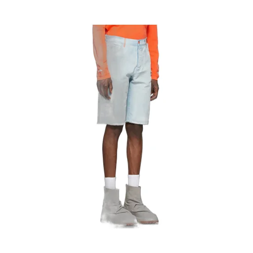 Distressed Denim Shorts