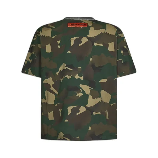 Camouflage Printed Crewneck T-Shirt