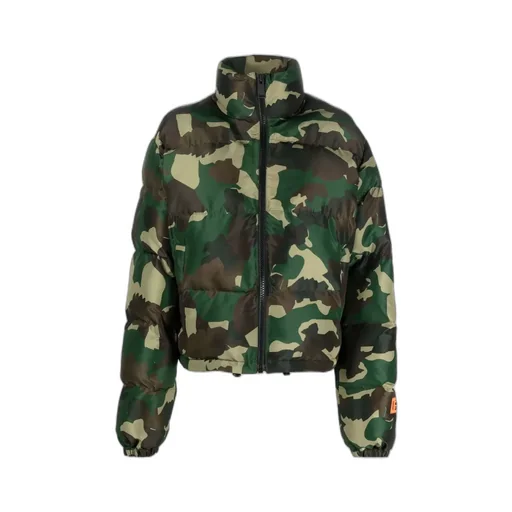Camouflage Pattern Quilted Jacket