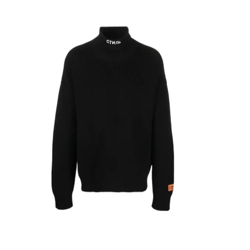 Ribbed Knit Rollneck Sweater