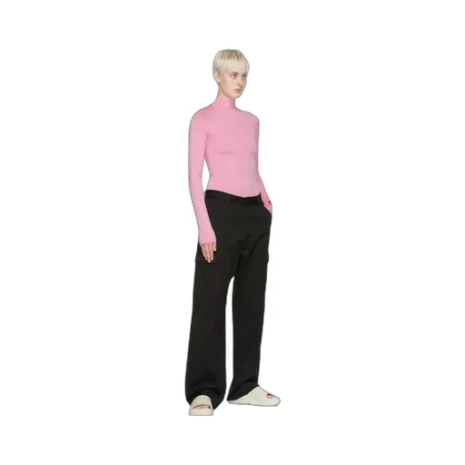 High-Necked Long-Sleeved T-Shirt