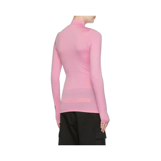 High-Necked Long-Sleeved T-Shirt