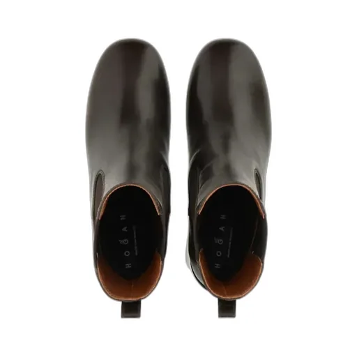 90Mm Block-Heel Leather Boots