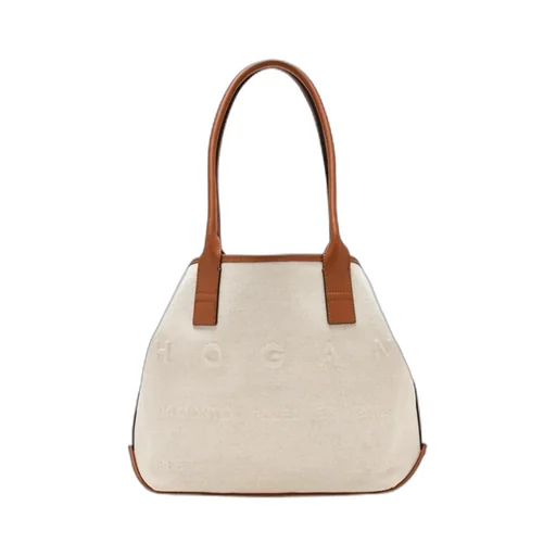 Script Embossed-Logo Tote Bag