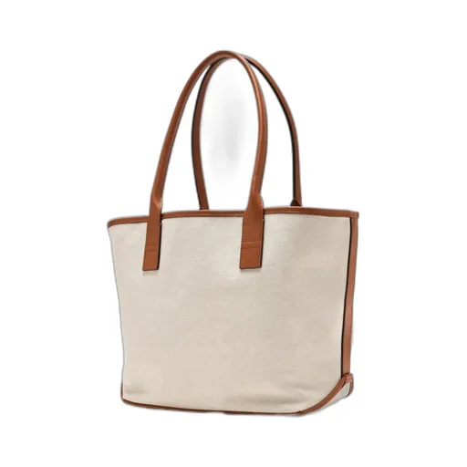 Script Embossed-Logo Tote Bag