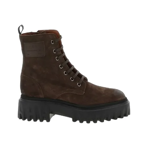 H700 Lace-Up Chunky-Sole Boots
