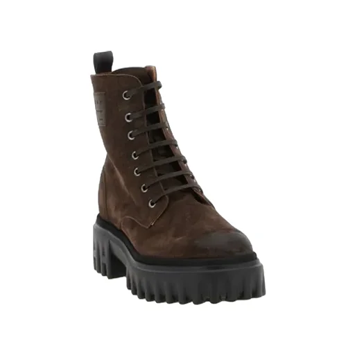 H700 Lace-Up Chunky-Sole Boots