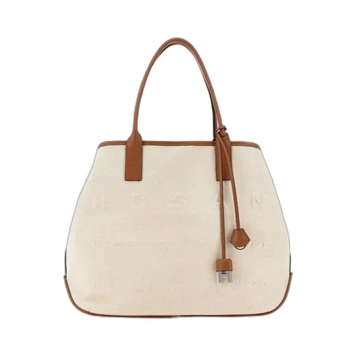 Logo Embossed Medium Tote Bag