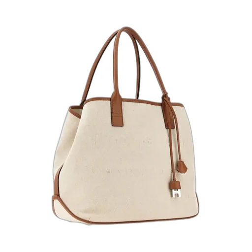 Logo Embossed Medium Tote Bag