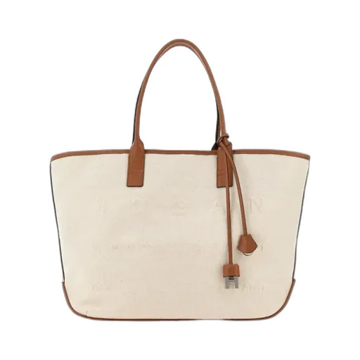 Logo Embossed Medium Tote Bag
