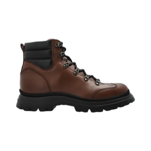 Lace-Up Leather Boots