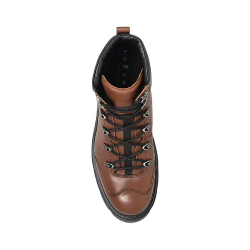 Lace-Up Leather Boots