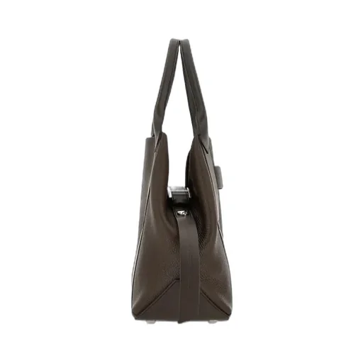 Leather Panelled Shoulder Bag