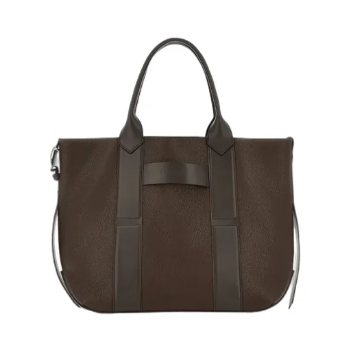 Leather Panelled Shoulder Bag