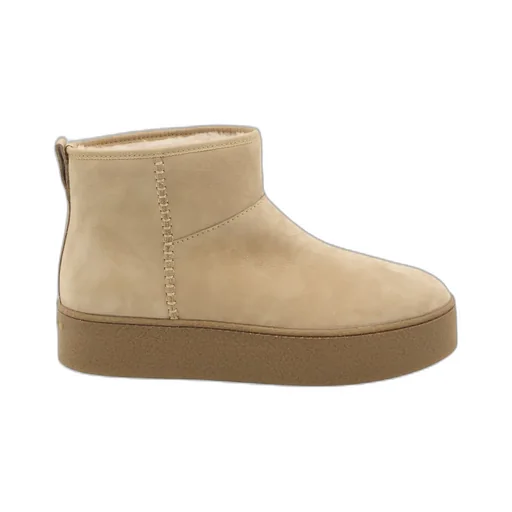 Suede Shearling Boots