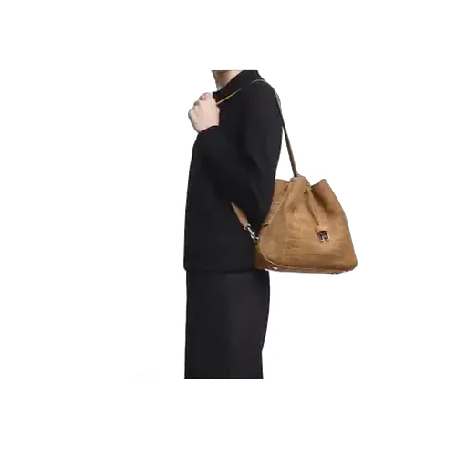 Hocket Embossed Shoulder Bag