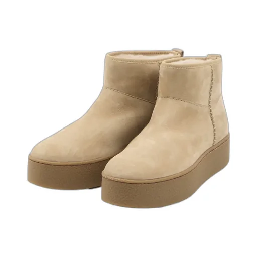 Suede Shearling Boots