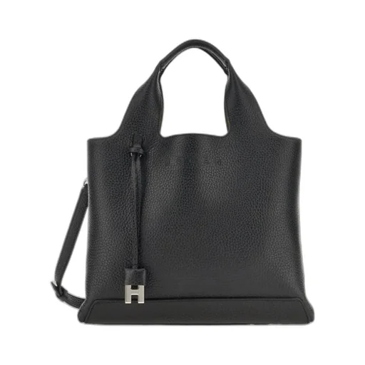 H Logo Charm Shopping Bag