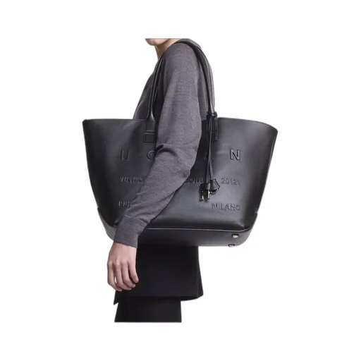 Script Medium Shopping Bag