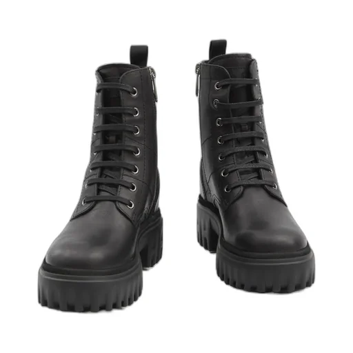 Lace-Up Platform Boots