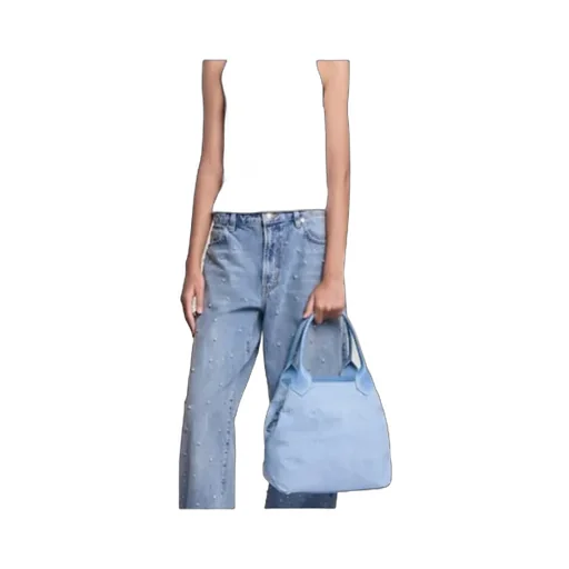 Medium Script Shopping Bag