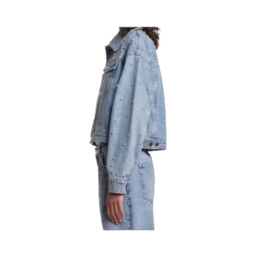 Crystal Embellished Denim Jacket