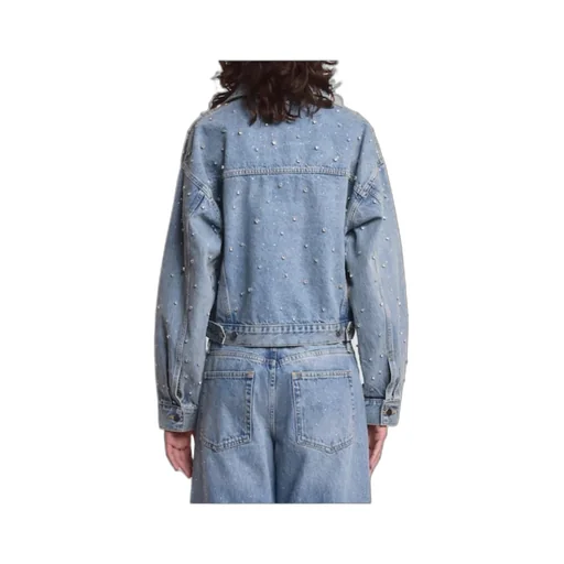 Crystal Embellished Denim Jacket