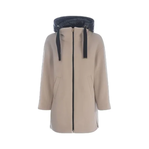 Drawstring Hooded Coat