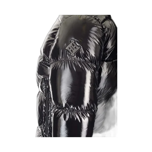 Long-Sleeved Zipper Down Jacket