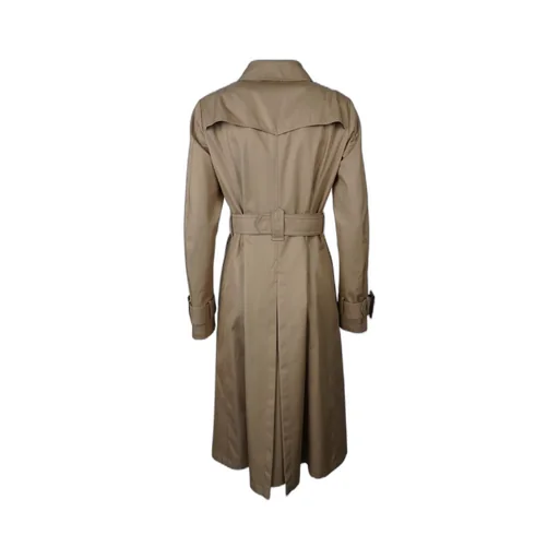 Belted Double-Breasted Trench Coat
